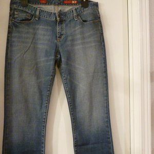 X2 Quality Denim Blue  Wash Stella Bootcut Jeans Low Rise 5 Pockets Sz 12